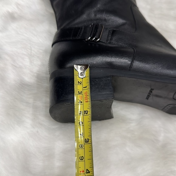 Naturalizer black leather boots size 8W - Picture 13 of 14